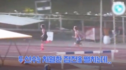 포크포크_육상 경기에 난입한 강아지